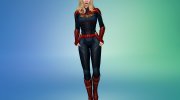 Captain Marvel para Sims 4 miniatura 6