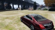 Mercedes-Benz S63 AMG для GTA 4 миниатюра 3