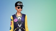 Набор кепок Sporty Caps для Sims 4 миниатюра 3
