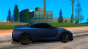 Nissan GT-R R35 2008 для GTA San Andreas миниатюра 5