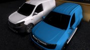 Dacia Lodgy Van для GTA San Andreas миниатюра 5