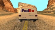 GMC 5500 FedEx Cargo Van para GTA San Andreas miniatura 3