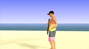 Skin GTA V Online в летней одежде для GTA San Andreas миниатюра 8