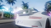 2018 Porsche 911 GT3 4.0 для GTA San Andreas миниатюра 3