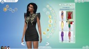 Платье Madlen Lucia Dress для Sims 4 миниатюра 7