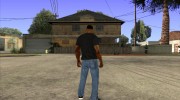 CJ в футболке (Crow) для GTA San Andreas миниатюра 5