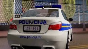 BMW M5 - Croatian Police Car for GTA San Andreas miniature 6
