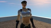 Sonya Blade from Mortal Kombat vs DC для GTA San Andreas миниатюра 9