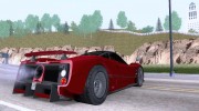 Pagani Zonda F Draggy para GTA San Andreas miniatura 3