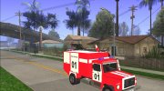 ГАЗ 3309 Пожарный для GTA San Andreas миниатюра 2