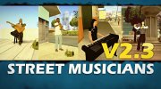 Уличные музыканты v2.3 для GTA San Andreas миниатюра 1