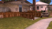 Деревянные заборы V1.2 HQ для GTA San Andreas миниатюра 4