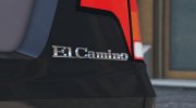 2014 Chevrolet El Camino SS para GTA 5 miniatura 2