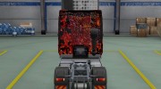 Скин Inferno для Daf XF para Euro Truck Simulator 2 miniatura 5