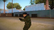Военный в зимней униформе для GTA San Andreas миниатюра 7
