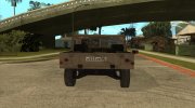 Hummer с пулемётом for GTA San Andreas miniature 3
