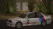 1988 BMW E30 M3 Race Car для GTA San Andreas миниатюра 2