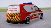 Volkswagen Caddy ДСНС України for GTA San Andreas miniature 2
