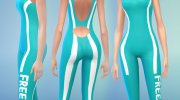Kizaragy Swimsuit - Moschino SP needed for Sims 4 miniature 1