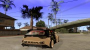 Subaru Impreza 2009 (Ken Block) для GTA San Andreas миниатюра 4