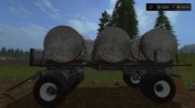Бочки для перевозки молока и воды para Farming Simulator 2017 miniatura 2
