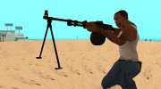 RPD Light Machine Gun для GTA San Andreas миниатюра 2