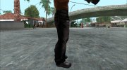 Черные модные джинсы para GTA San Andreas miniatura 4