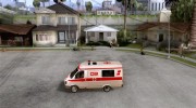 ГАЗель Скорая помощь для GTA San Andreas миниатюра 2