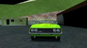 GTA V Declasse Vigero Convertible для GTA San Andreas миниатюра 3