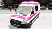 Hungarian Mercedes Sprinter Ambulance for GTA 4 miniature 1