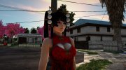 Nyotengu Alluring Mandarin Dress para GTA San Andreas miniatura 2