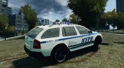 Skoda Octavia Scout NYPD для GTA 4 миниатюра 10