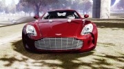 Aston Martin One-77 для GTA 4 миниатюра 6