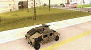 Hummer H1 HMMWV with mounted Cal.50 для GTA San Andreas миниатюра 6