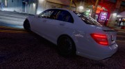 Mercedes-Benz C63 AMG v2 для GTA 5 миниатюра 5