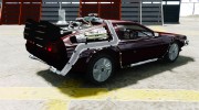 Delorean Back to the Future для GTA 4 миниатюра 5