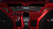 Aston Martin One-77 Red and Black para GTA San Andreas miniatura 3
