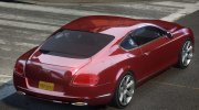 Bentley Continental GT PSI V1.1 для GTA 4 миниатюра 3