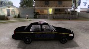 Ford Crown Victoria Alaska Police для GTA San Andreas миниатюра 5