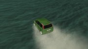 Nissan Note 2006 (амфибия) для GTA San Andreas миниатюра 7