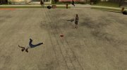 Неадекватный пед с миниганом para GTA San Andreas miniatura 4