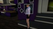 Claire Redfield Noir para GTA San Andreas miniatura 2