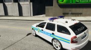 Skoda Octavia Policija (Croatian police) [ELS] для GTA 4 миниатюра 3