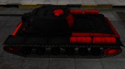Черно-красные зоны пробития КВ-1С for World Of Tanks miniature 2