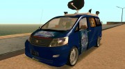 Trans TV Newsvan для GTA San Andreas миниатюра 1