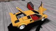 Lamborghini Countach LP400S 78 для GTA San Andreas миниатюра 3