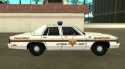 Ford LTD Crown Victoria 1991 Jefferson County Sheriff для GTA San Andreas миниатюра 6
