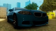 BMW M550d для GTA San Andreas миниатюра 10