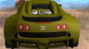 Bugatti Veyron 3B 16.4 для GTA San Andreas миниатюра 6