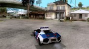 Lamborghini Reventon Police для GTA San Andreas миниатюра 3